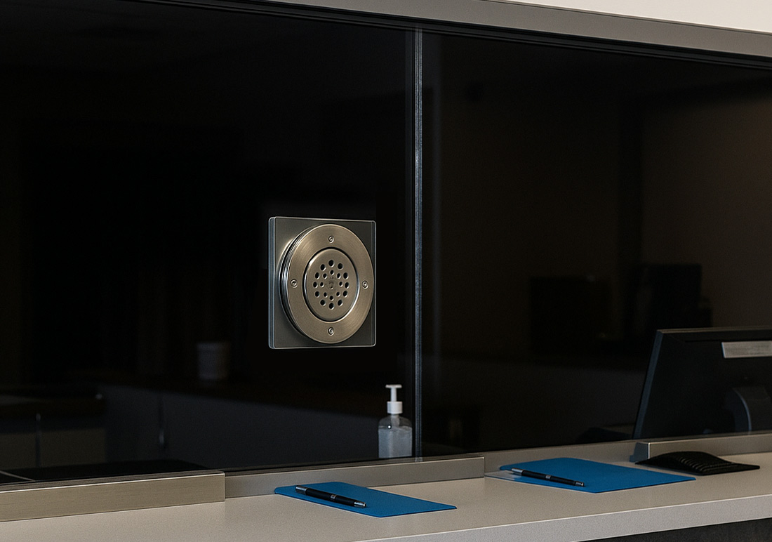 وحدة-التخاطب-المقاومة-للرصاص مصنع خالد خزعل للصناعات المعدينة زجاج والمنيوم